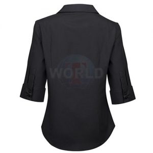 Blusa Oxford Clssic 3/4 Mujer